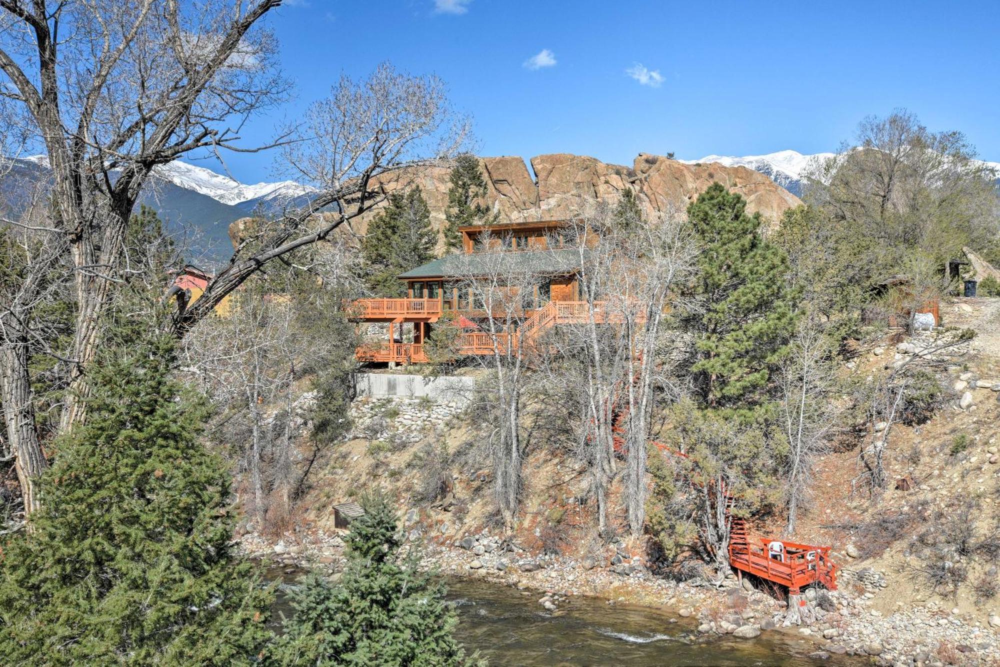 Private River Access, Mtn Views&A Spacious Home Buena Vista Exterior foto