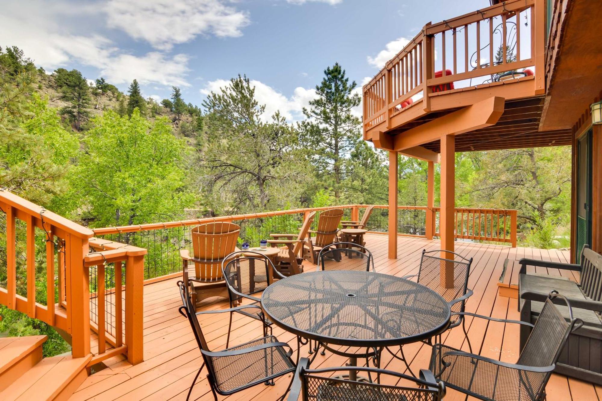 Private River Access, Mtn Views&A Spacious Home Buena Vista Exterior foto