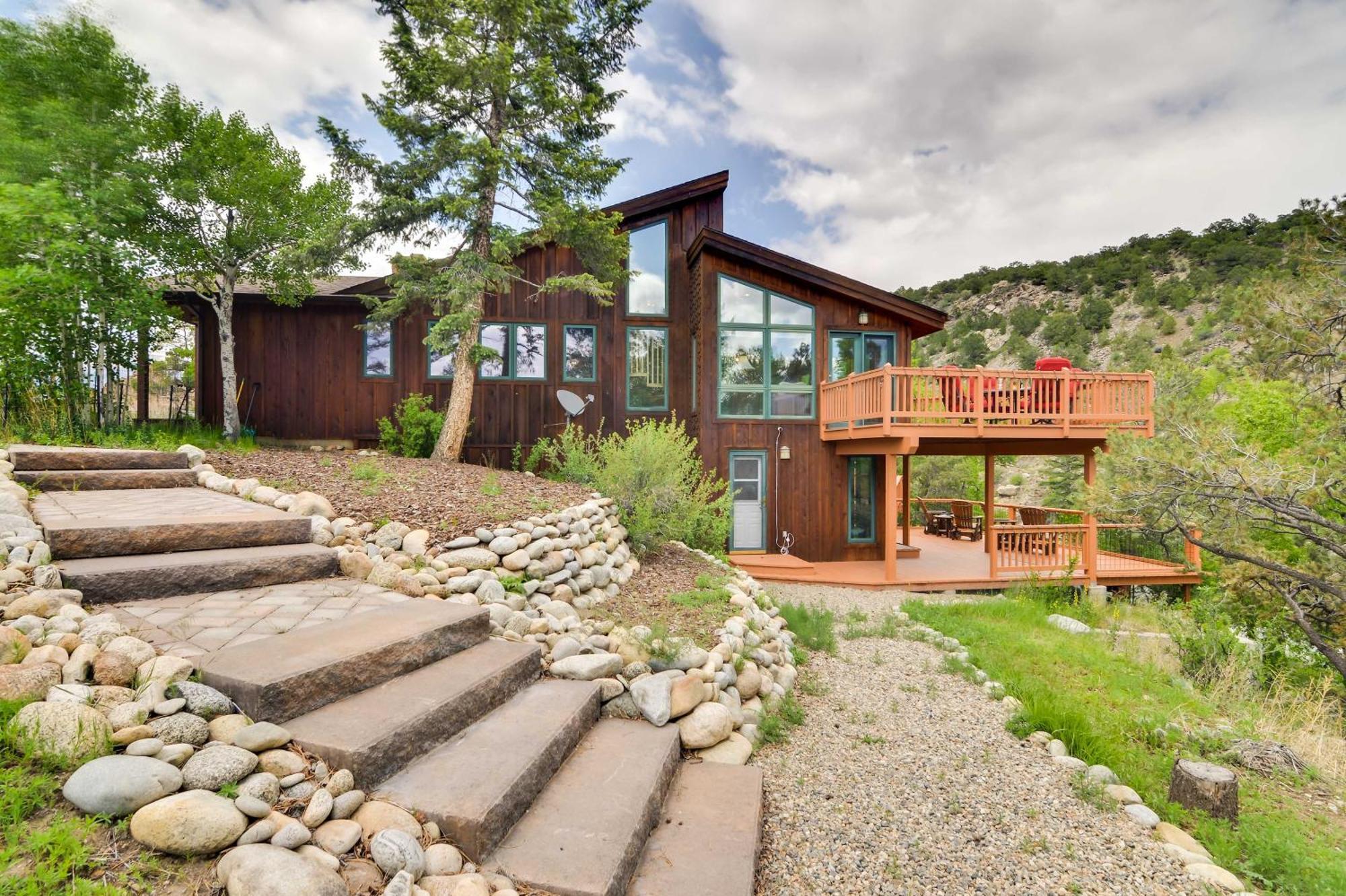 Private River Access, Mtn Views&A Spacious Home Buena Vista Exterior foto